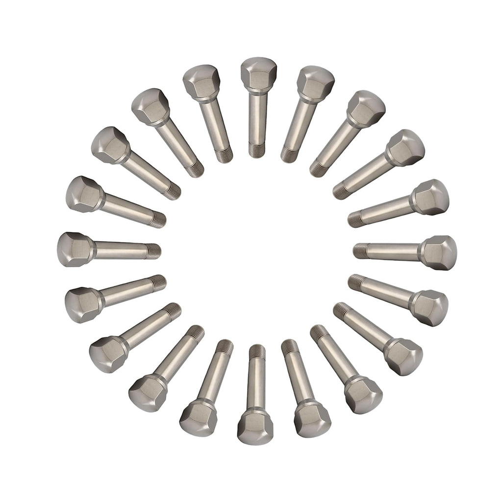 RISON Titanium Wheel Lug Bolts M14x1.5x52/67mm Lug Bolts Aerospace Grade 6AL4V Lightweight and Durability Lug Bolt Car Accessories for Ferrari Pack of 20pcs (Original, M14X1.5X67mm)