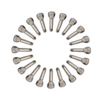 RISON Titanium Wheel Lug Bolts M14x1.5x52/67mm Lug Bolts Aerospace Grade 6AL4V Lightweight and Durability Lug Bolt Car Accessories for Ferrari Pack of 20pcs (Original, M14X1.5X67mm)