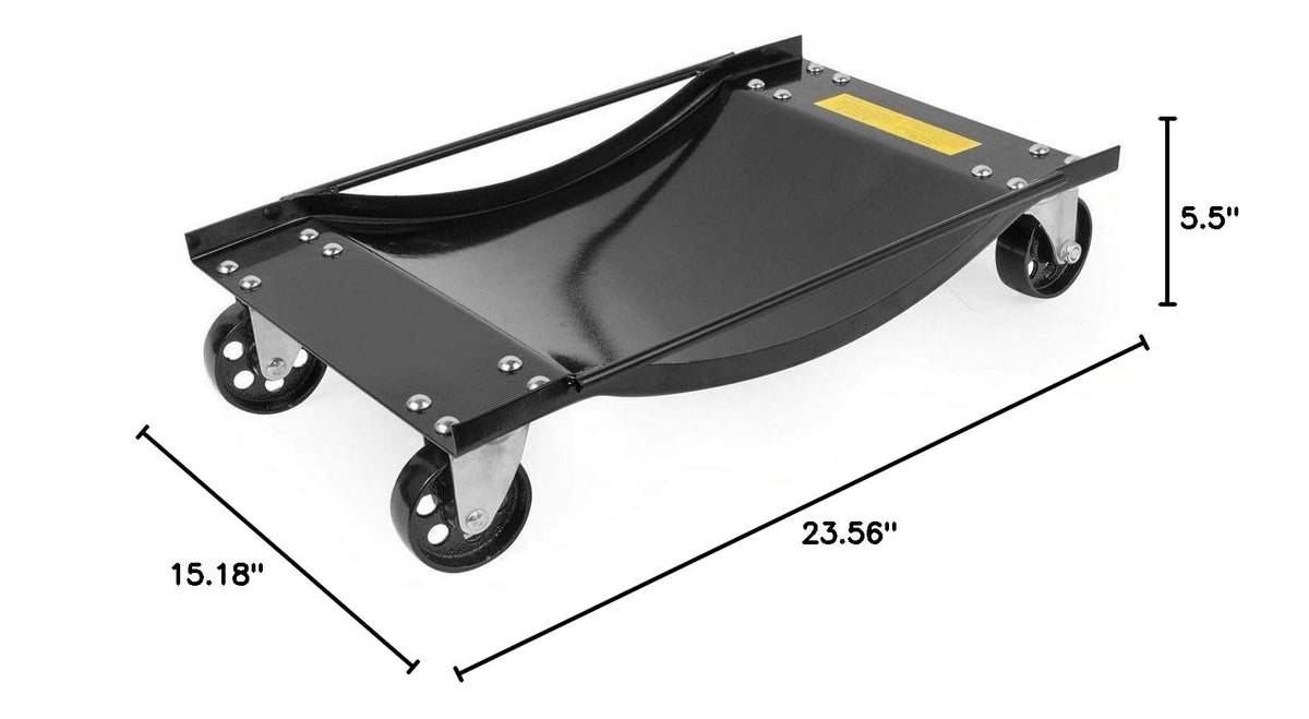 1000lb Auto Wheel Dolly 2PC Car Truck ATV Tires Nylon Wheels Heavy Duty 14" NEW,Jikkolumlukka
