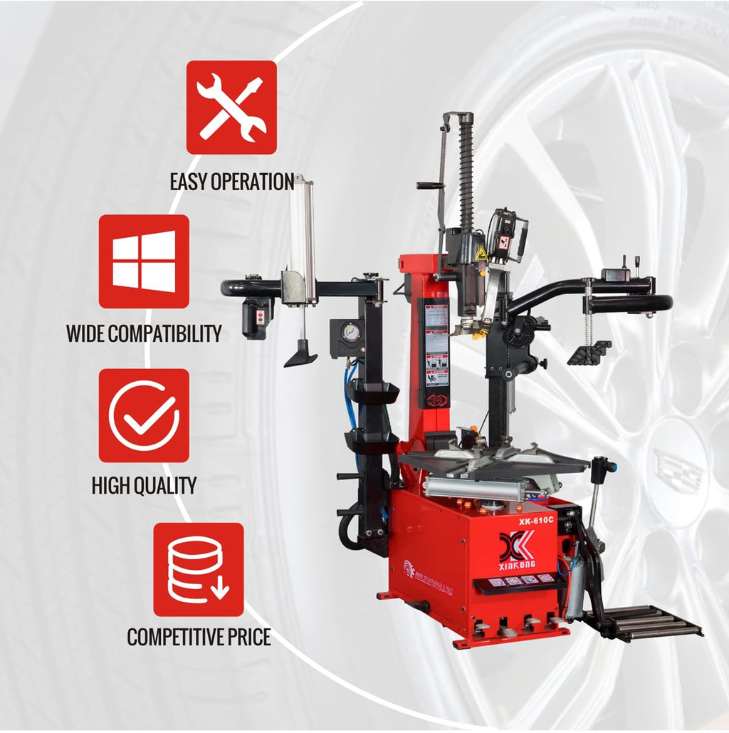 XK Wheel Changer Tire Changer Machine Rim Clamp 26 in,110V,610C