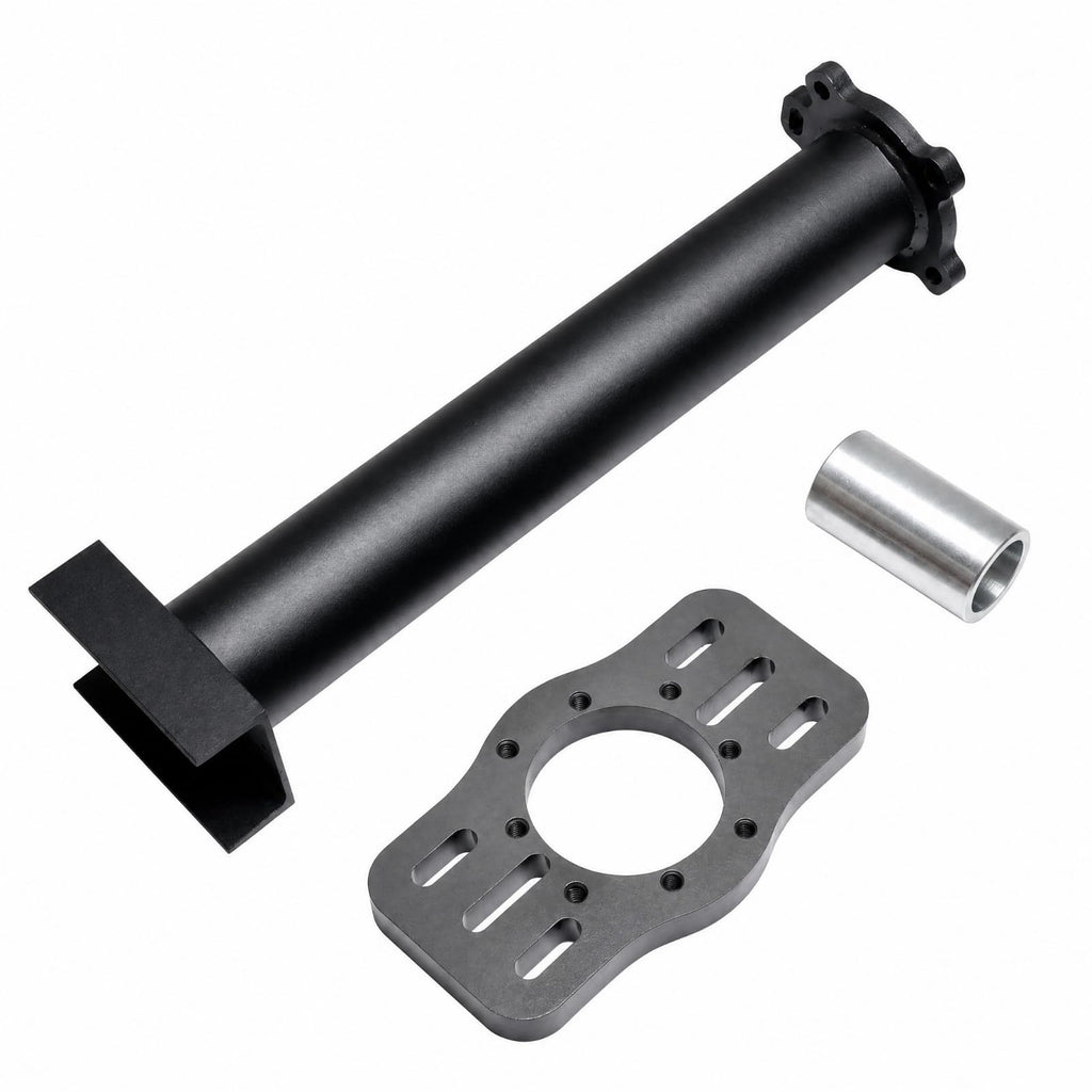 Wheel Bearing Puller Tool for Front Rear Axle with 300 Ml Dark Adapter and 65 Mm Silver Sleeve Suitable for Auto Repair Shop SUV Maintenance