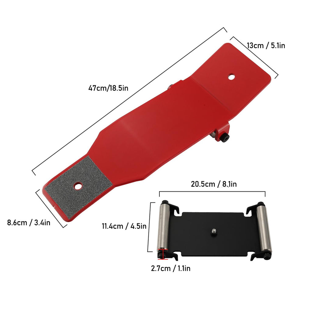 Portable Tire Jack Tool Portable Tire Jack Tool with Roller Plate Heavy Duty Tire Lifter Lifting Tool Duty Trolley Jack