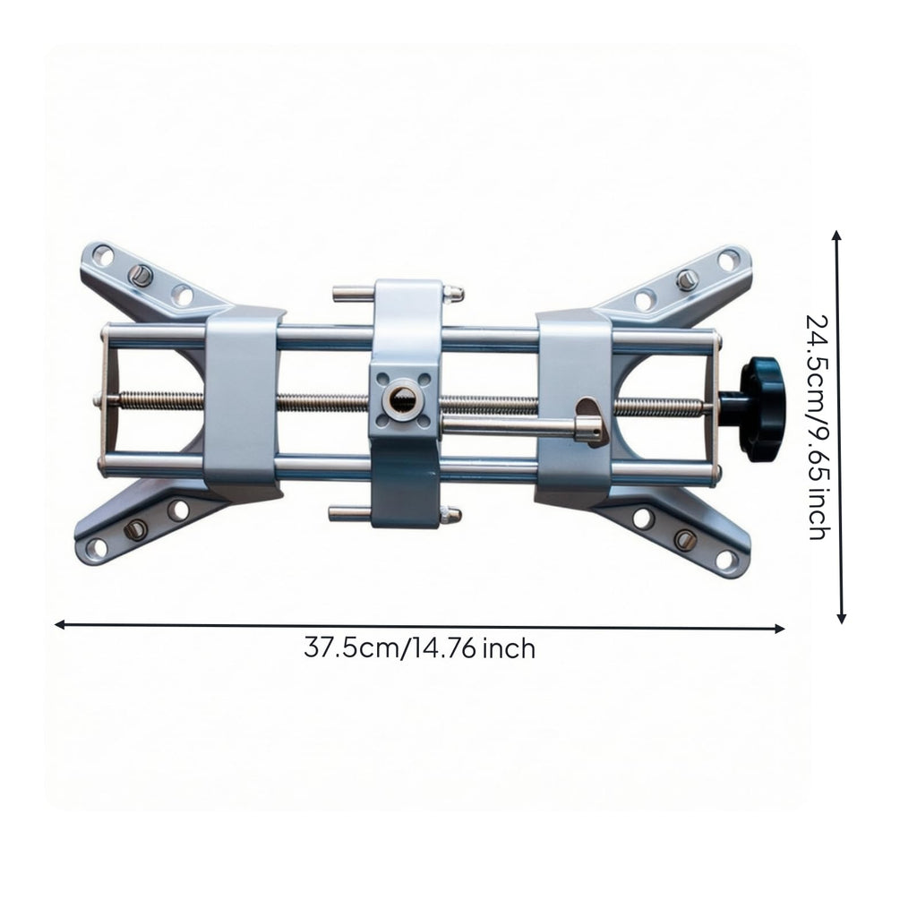 Wheel Alignment Fixture Adjustable Clamp Tool Bracket Jig with Hand Knob and Threaded Mechanism Alloy Construction for Stable Positioning Suitable for, 16MM Diameter