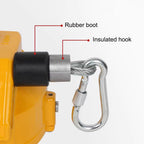 Self-Locking Spring Balancer with 1.5m Cable & Hook - Retractable Workshop Tool, 5-9kg Capacity, Ideal for Automotive Equipment & Multifunctional Use