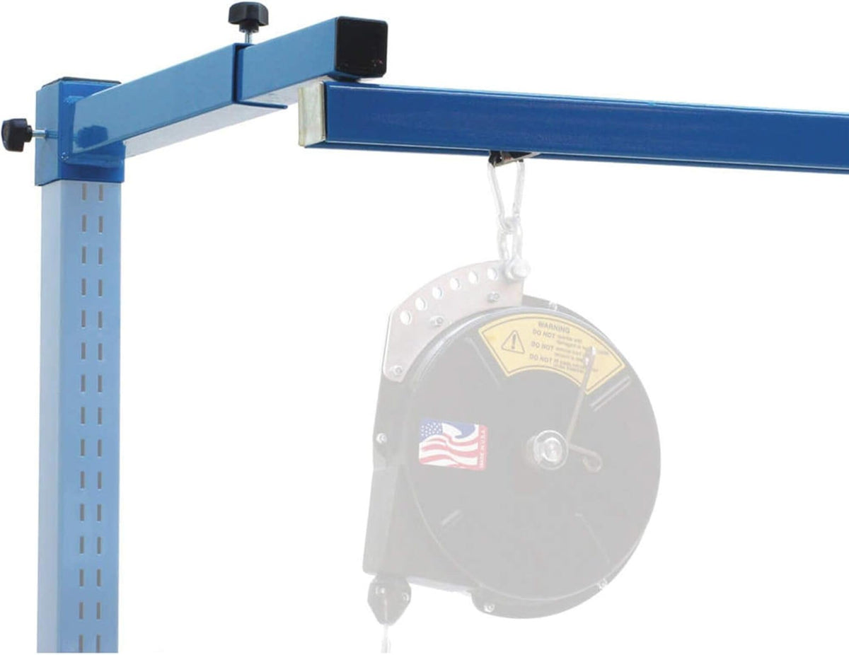 Kennedy Series Tool Balancer Frame and Trolley. 96" Length, Blue