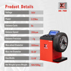 XK Tire Changer and Tire Balancer Combo Rim Clamp 28 in, 110V,806B-70D