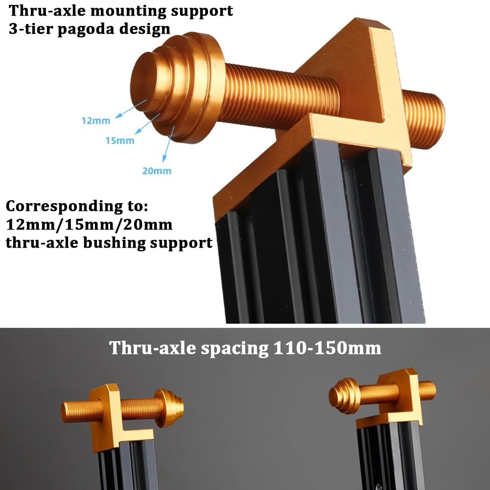 Professional Bicycle Wheel Balancer, Road Bike Wheel Set, Suitable for 14-29 Inch Wheels, Adjustable and Foldable Portable Wheel Balancer