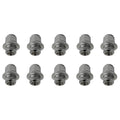 TRACER 10x Wheel Nuts M12 x 1.5 Flat Collar 37 mm | Spanner Width 21 mm Compatible with Hyundai Centennial I Centennial II Equus I Equus I