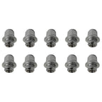 TRACER 10x Wheel Nuts M12 x 1.5 Flat Collar 37 mm | Spanner Width 21 mm Compatible with Mitsubishi 3000 4x4 Airtrek Airtrek 4x4 Aspire ASX