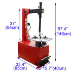Tire Changer Machine for 3-12" Wheel Width Tire Changing Tool Heavy-Duty 24'' Tire Changer Wheel Machine for Car Repair Shops 110V 1.1KW