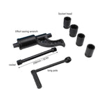 Torsion Wrench Lug Nut Removal Tool, 7 Pcs Heavy Duty Torsion Multiplier Wrench Set with 4 Sockets 1:69 4800N.m, Labor Saving Efficient for Trucks Buses RVs