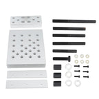 Universal Drill Press Support Plate Set, 30 Ton Wheel Hub Bearing Bushing Removal Installation Tool, Adjustable Heavy Duty Base with Anti Slip Fixture for Auto Repair