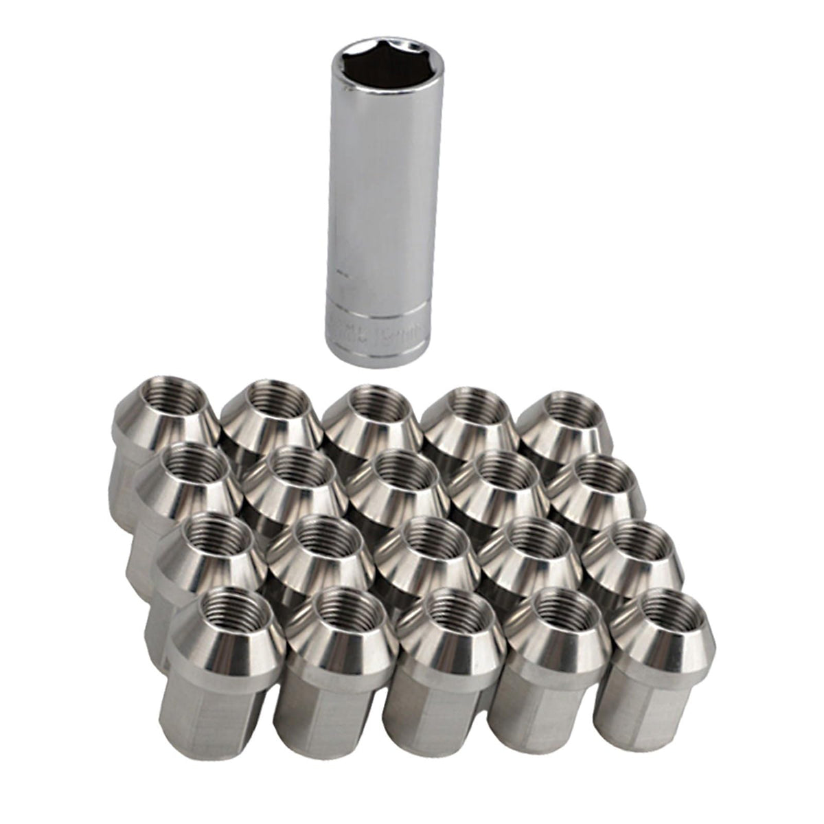 1 Set Stainless Steel Raceing Wheel Nuts M12*1.25 Lug Hex Universal Car Accessories