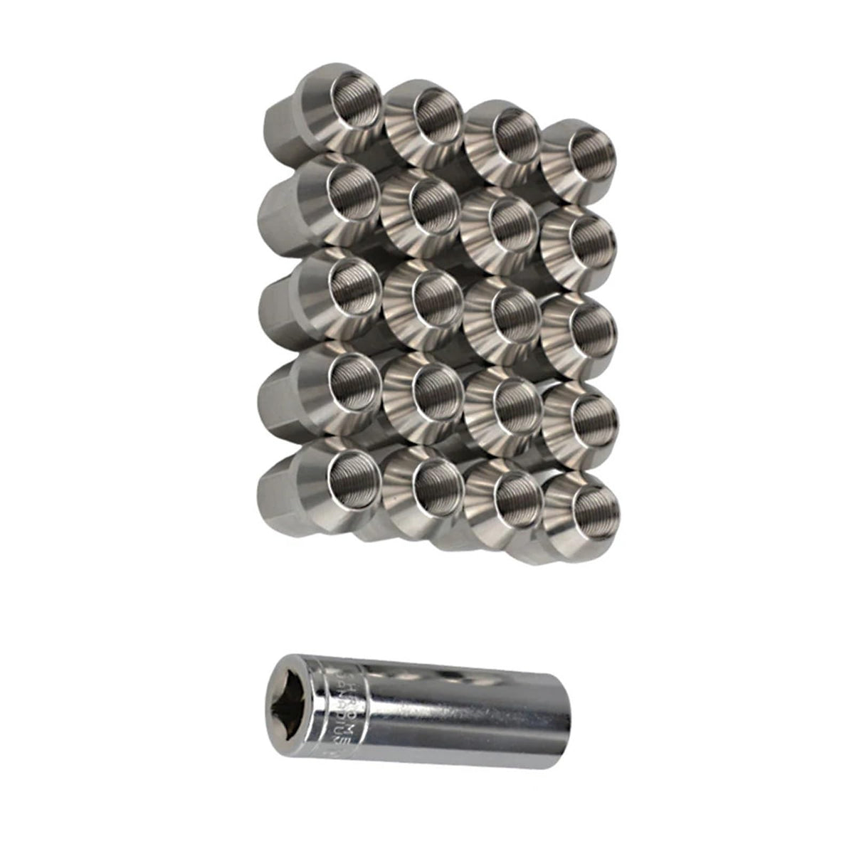 1 Set Stainless Steel Raceing Wheel Nuts M12*1.25 Lug Hex Universal Car Accessories