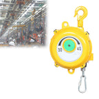 Retractable Spring Balancer 1.5m Wire Rope & Hook - Heavy Duty Tool for Workshop, Assembly Line & Automotive Equipment (5-9kg Capacity)