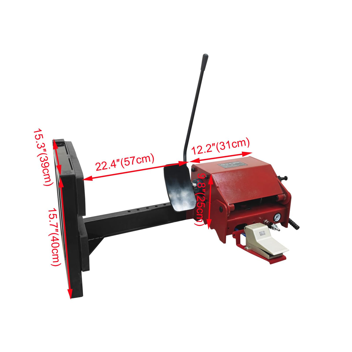 Pneumatic Tire Changer for 16-24.5 inches Vacuum Tires & 13-21 inches Car Tires Wheel Press Machine