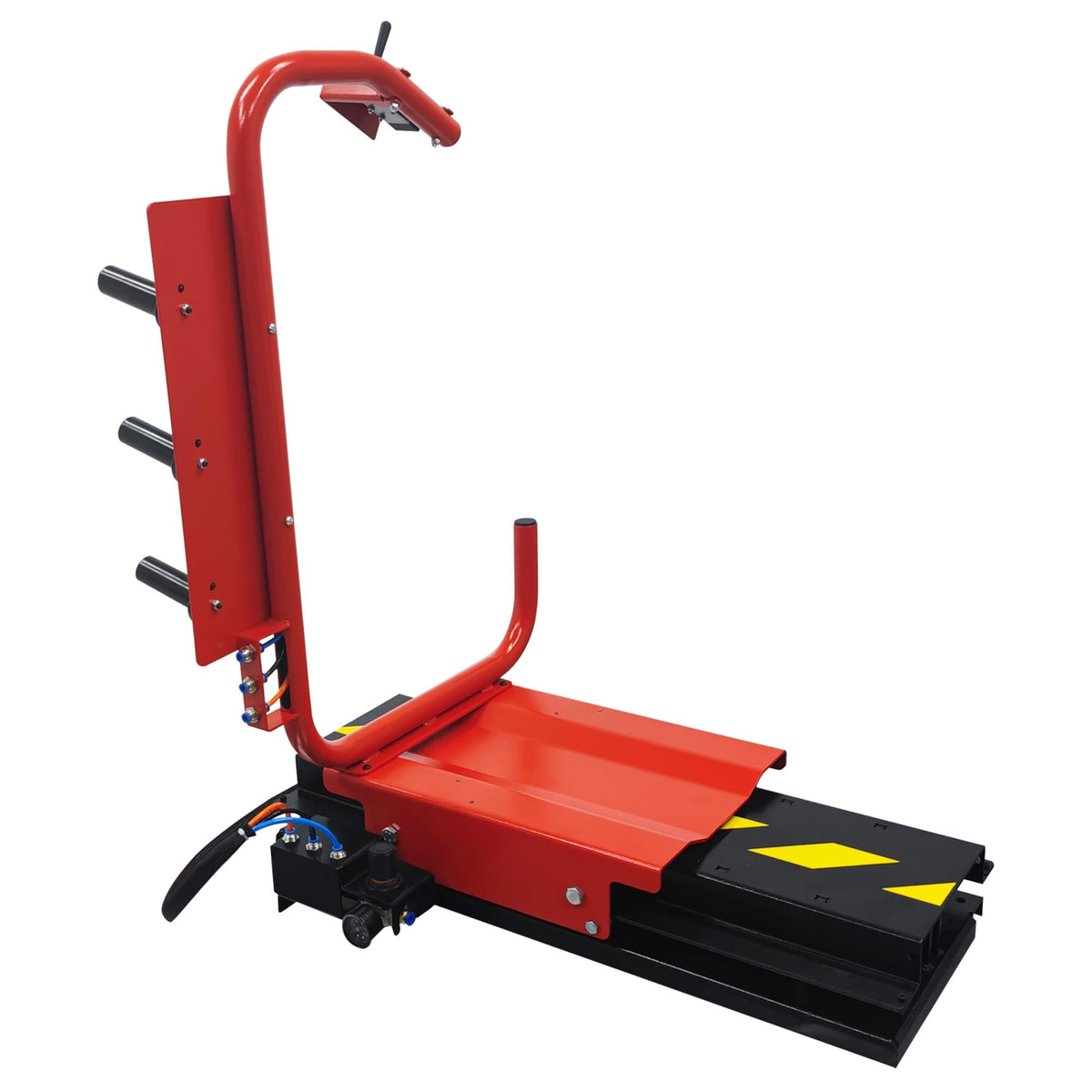 Pneumatic Tire Electric Lift Balancing Machine, 165 LBS Tire Elevator Lifting Device,75-mm AL Bearing-Linked Wheel Lifter