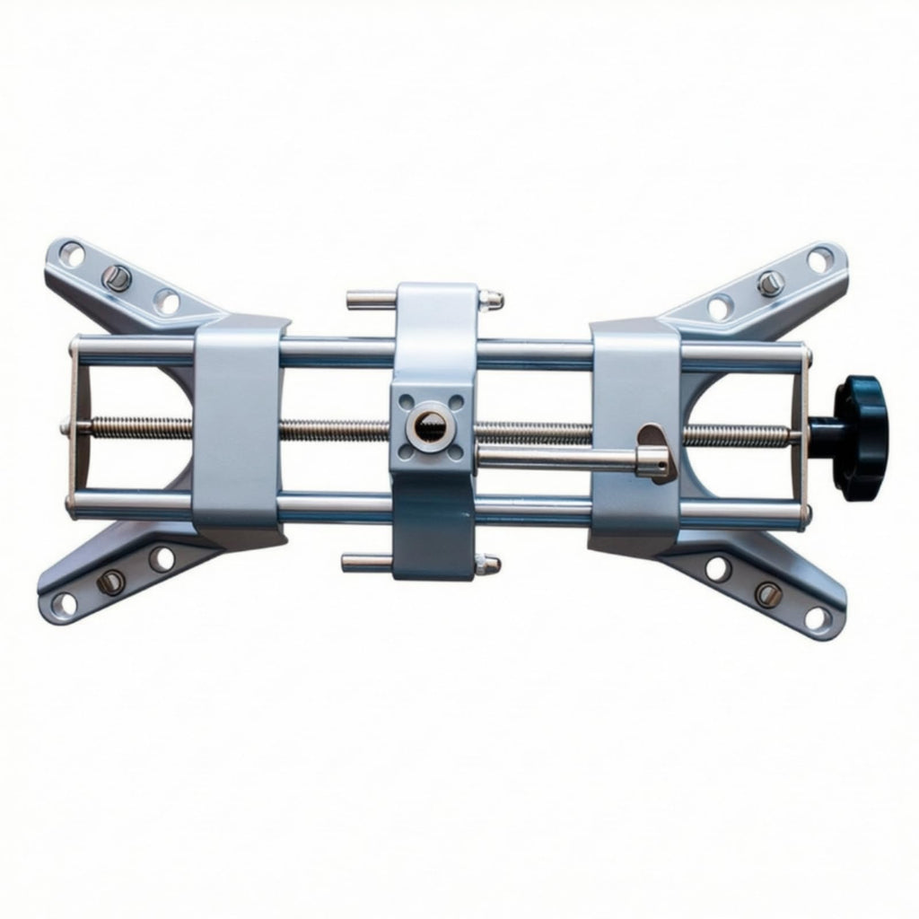 Wheel Alignment Fixture Adjustable Clamp Tool Bracket Jig with Hand Knob and Threaded Mechanism Alloy Construction for Stable Positioning Suitable for, 16MM Diameter