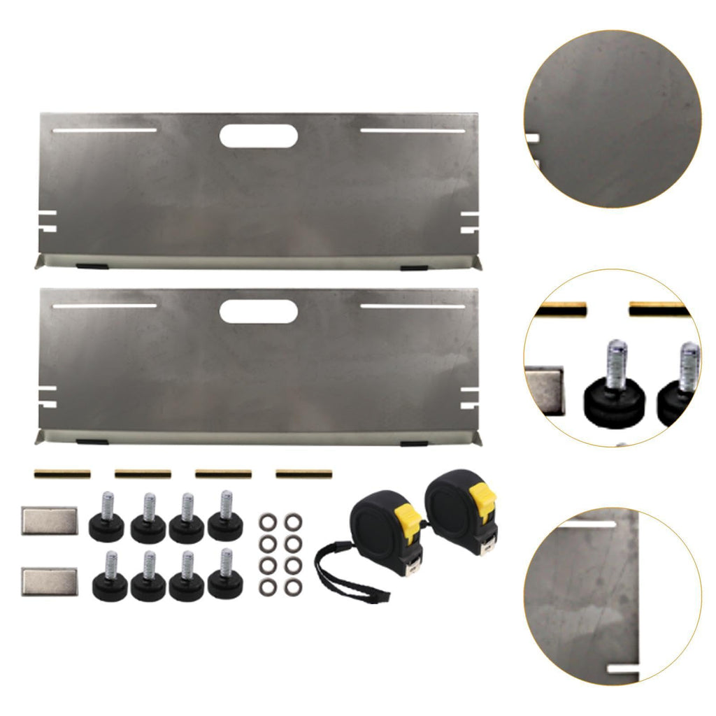 Wheel Alignment Tool Alignment Rods Toe Plate Toe Angle Measurement Tool Stainless Steel Anti Slip Design Suitable for Vehicles sedans SUVs Pickup
