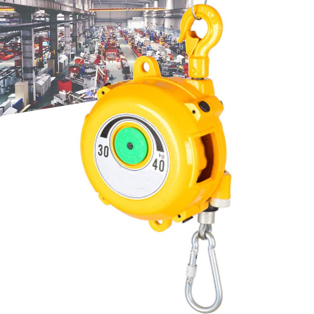 Spring Balancer Tool,Spring Balancer Retractable Tool Hanging Holder with Snap Hook for Pneumatic Tools,Multifunctional Auxiliary Tools(9 to 15kg