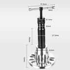 Hydraulic Wheel Hub Tool Kit, Wheel Removal Extractor & Disassembly Tool, Drive Press Shaft Puller for 4 or 5 Hole Hubs, 96-125mm Compatible
