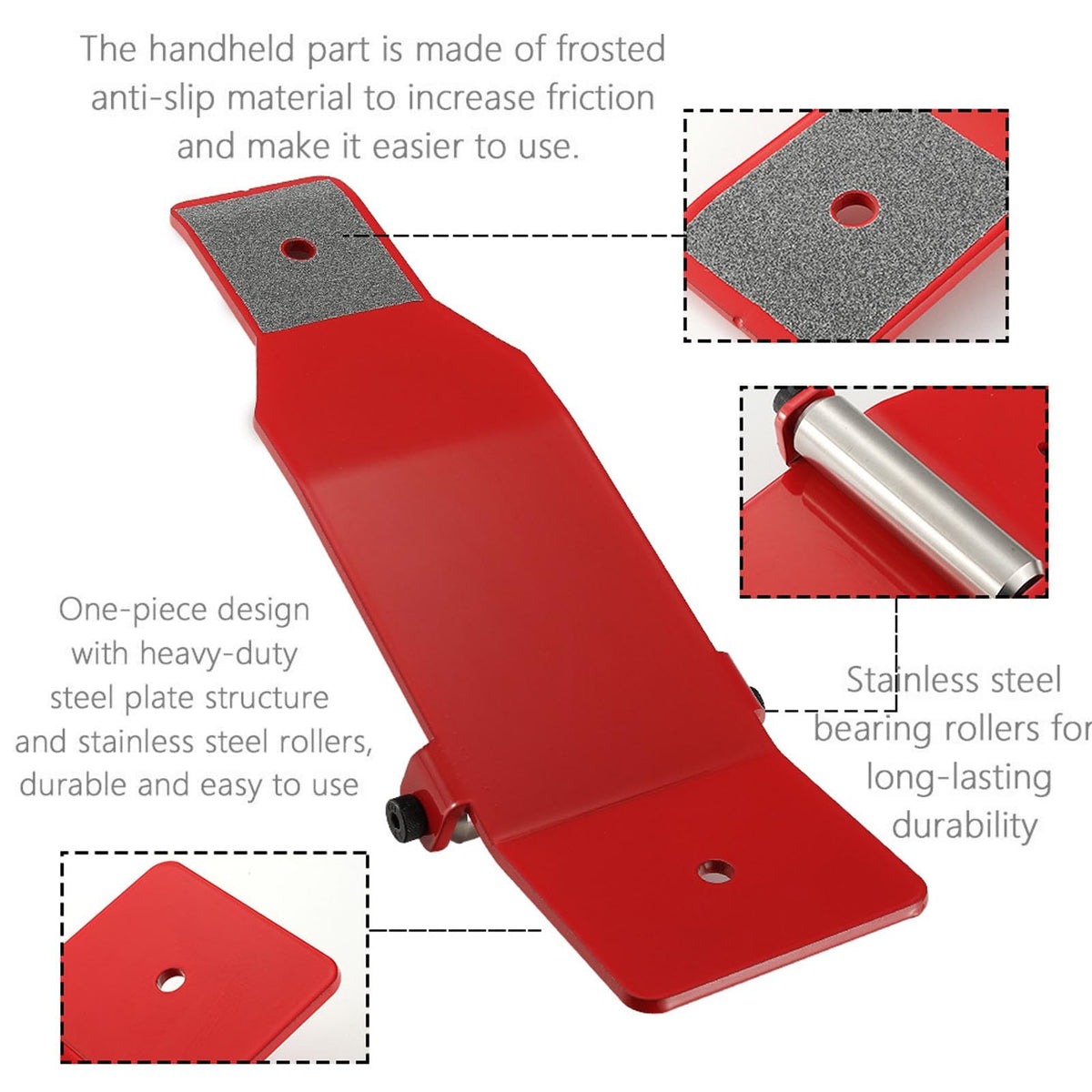 Portable Tire Jack Tool Portable Tire Jack Tool with Roller Plate Heavy Duty Tire Lifter Lifting Tool Duty Trolley Jack