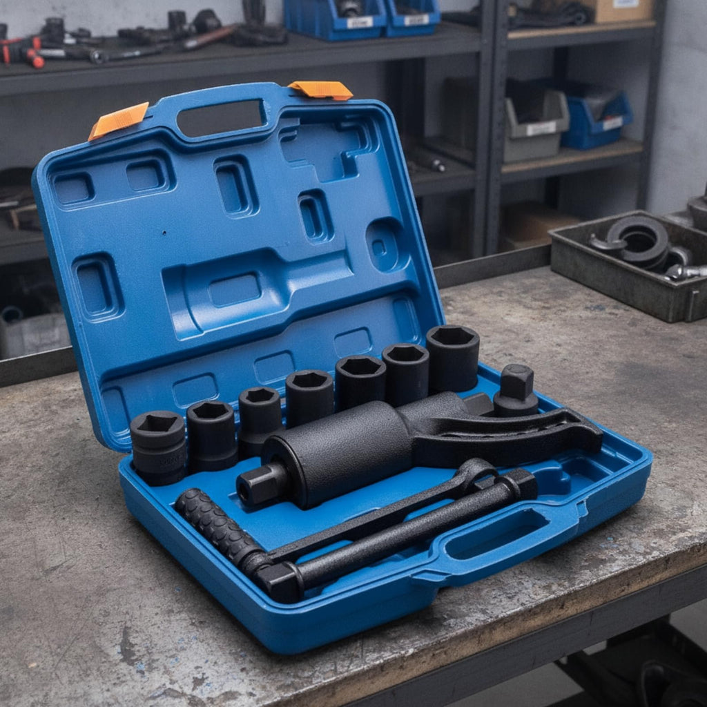 Wrench Kit with Carrying Case Heavy-Duty Labor Saving Wrench Leverage Multiplier for Truck Drivers