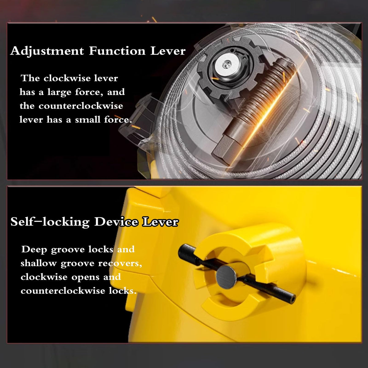 Heavy-Duty Tool Balancer - Yellow, 1-80KG Capacity, Perfect for Workshop Use, Boost Efficiency & Safety in Your Workspace, Essential Tool for Professionals