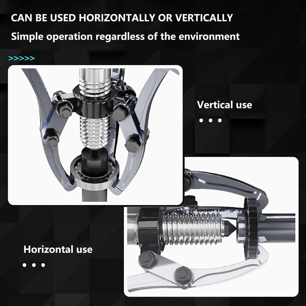 Hydraulic Gear pullers, 2 or 3 jaw Bearing hub separators, can be Used Vertically or Horizontally, Suitable for Sprockets, rotors, shafts, hub Bearings(5T/11000LB)