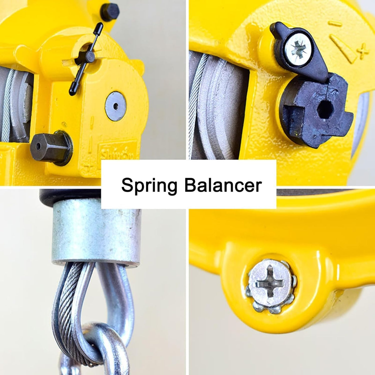 Spring Balancer Tool Balancer with Wire Rope and Hook for Workshop and Automotive Equipment (Size : 15-22kg)