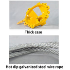1.5M Heavy-Duty Retractable Spring Balancer Tool - 1pc Wire Rope for Workshops & Automotive Use (1-3kg) - Perfect for Tool Organization & Enhanced Safety