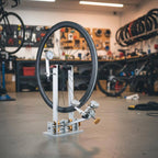 Truing Stand Advanced Wheel Repair Tool Aluminum Alloy Alignment Stand Brake Disc Calibration Jig Sensitive Dial Indicators for home use professional workshop , Yellow
