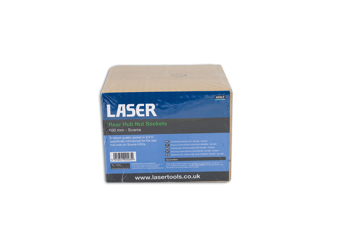 Laser 4563 Rear Hub Nut Socket Scania 100mm 3/4dr