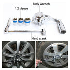 Torque Multiplier Wrench Lug Nut Remover Auto Tire Removal Effortless Wrench 17mm 19mm 21mm Car Repair Tools,