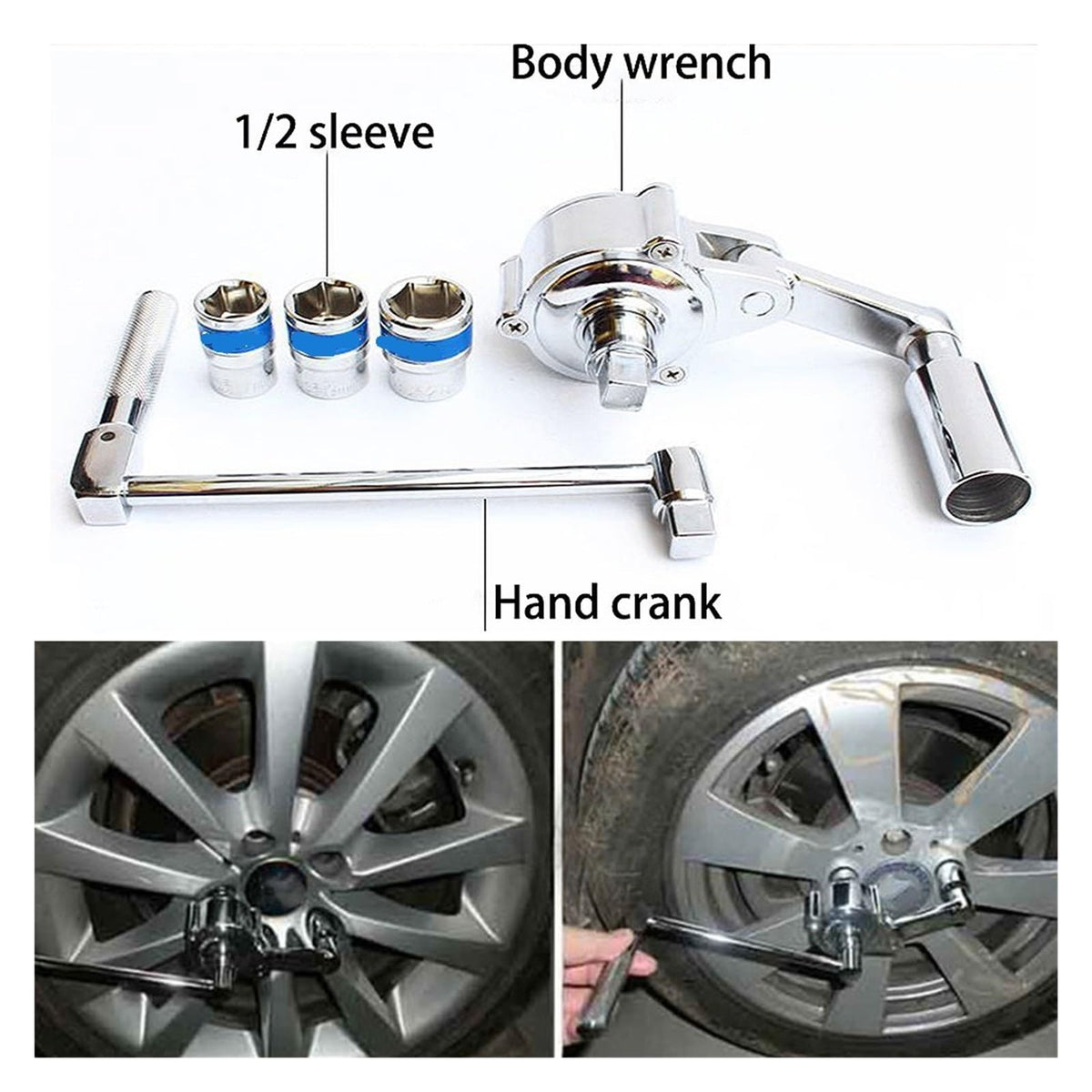Torque Multiplier Wrench Lug Nut Remover Auto Tire Removal Effortless Wrench 17mm 19mm 21mm Car Repair Tools,