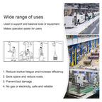 Heavy-Duty Retractable Spring Balancer with 1.5m Wire Rope & Hook - Reliable Tool Holder for Workshop & Automotive Equipment (30-40 Kg Capacity)