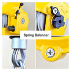 Spring Balancer Tool Balancer with Hook and Wire Rope,for Assembly Line,Workshop and Automotive installations(9-15kg