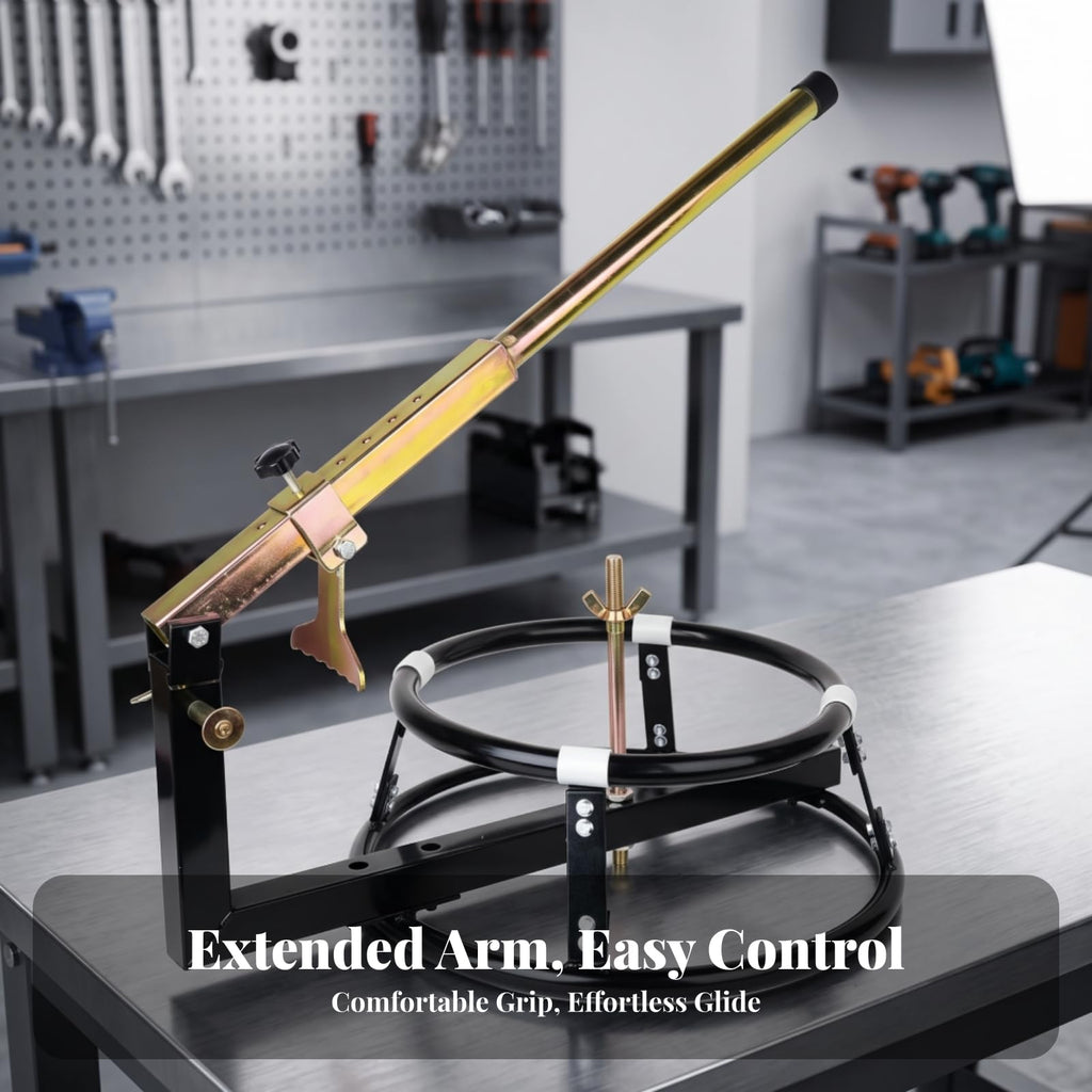SM SunniMix Tire Dismounting Device Motorcycle Tire Removal Tool with Rectangular Support Structure and High Pressure Resistance Suitable for Workshop and Garage