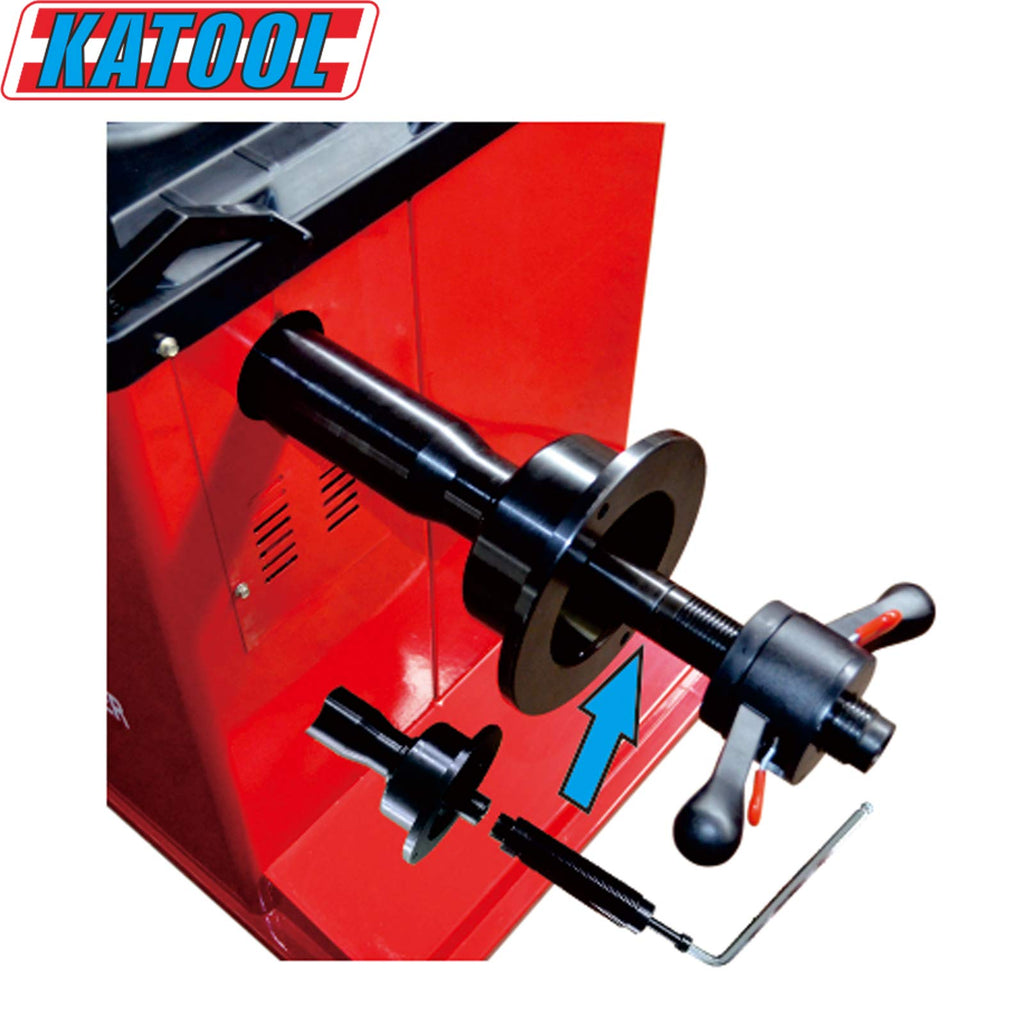 KATOOL Tire Changer Wheel Balancer Combo 2.0HP Motor KT-T800 KT-B700 Garage Equipment 12inch-24inch Outside Clamp with Motorcycle Wheel Clamping Adaptor