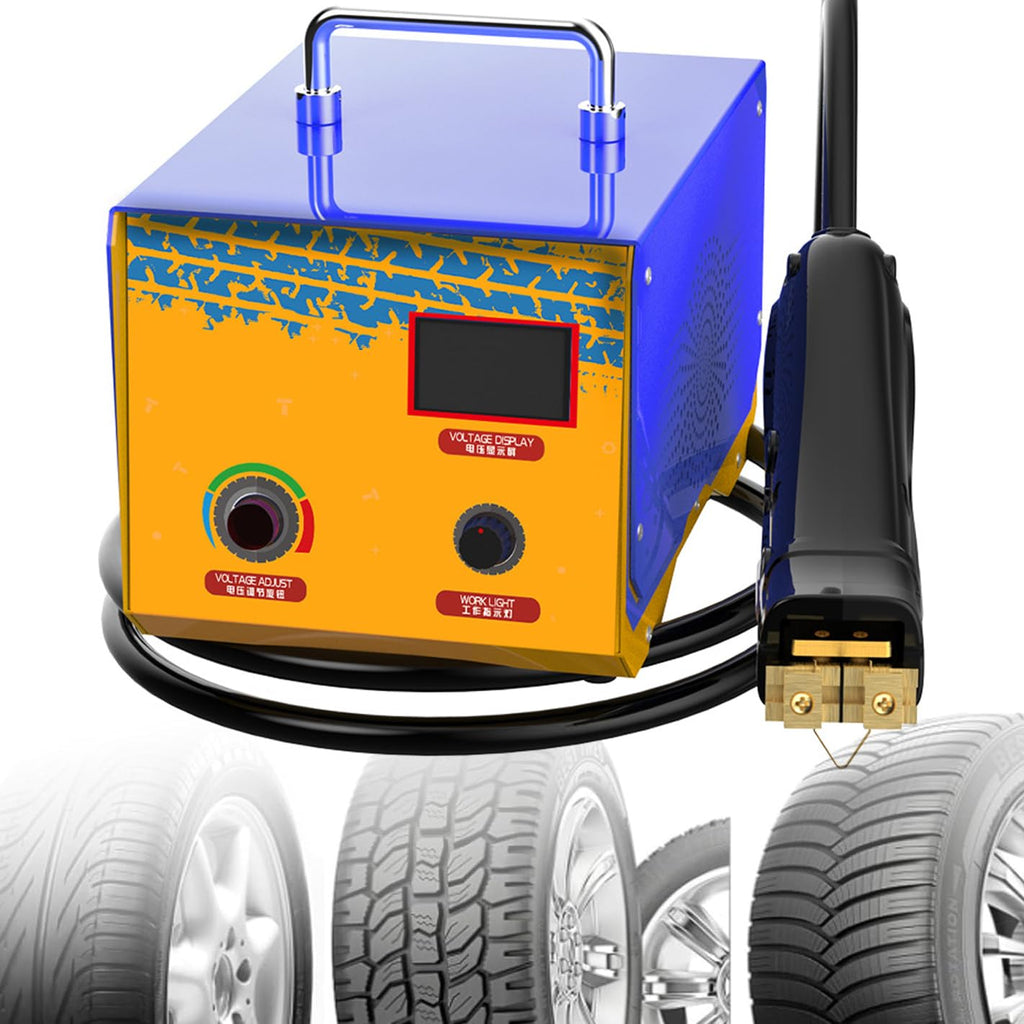 Tire Grooving Tool, 1000W Rubber Tire Regroover Machine, with 20pcs U/V-Shaped Blades, 5m Cable Length, Professional Tire Rubber Groover Machine for Any Tires