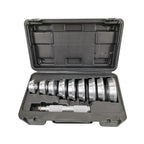 10pcs Axle Bushing Bearing Race Seal Install Driver Set Wheel Bearings 9 Discs & Drive Aluminium Auto Car Tool