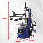 XK Tire Changer and Balancer Combo 37 in Wheel Machine, 110V,960-690