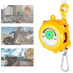 Retractable Spring Balancer, Tool Balancer with Hook and Wire Rope, Adjustable Balancer Retractor Hanging Holding Equipment, for Assembly Line, Workshop and Automotive Equipment (15-22kg