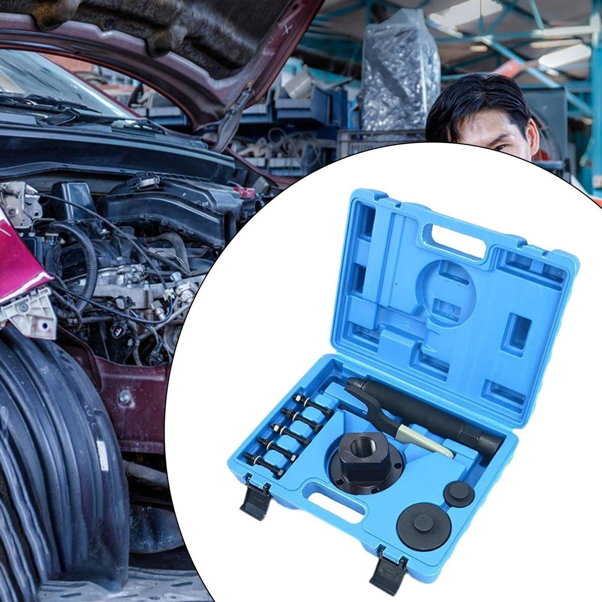 Wheel Bearing Tool Set Bearing Remover Replacement Suitable for Heavy Duty Bearing Separator and Puller Set Bearing Extractor