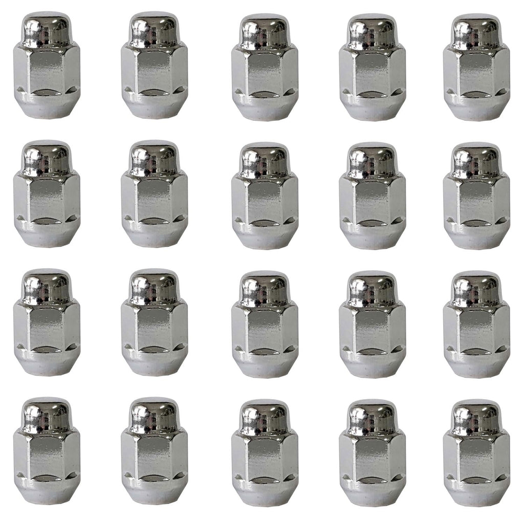 TRACER 20x Wheel Nuts M12 x 1.25 Taper Collar Closed 60° 34 Spanner Width 21 mm Compatible with Datsun, GO (AD0), GO+ (AD0)