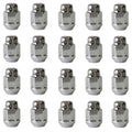 TRACER 20x Wheel Nuts M12 x 1.25 Taper Collar Closed 60° 34 Spanner Width 21 mm Compatible with Datsun, GO (AD0), GO+ (AD0)