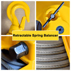 Spring Balancer,Hanging Retractable Tool Spring Balancer,Tower Type Pneumatic Combination Strapping Tool Balancing Lifting Jack,Multifunctional Auxiliary Tools(15-22kg