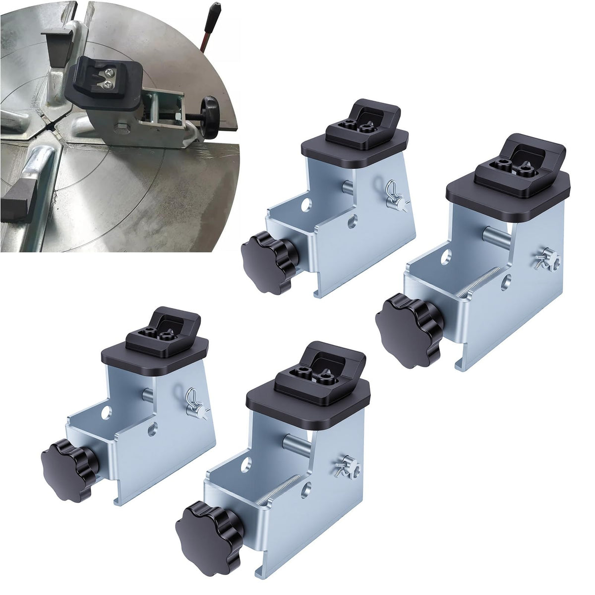 Motorcycle Tire Changer Adapter, 4PCS Set for Small Wheels