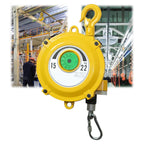 Heavy-Duty Retractable Spring Balancer Tool with Wire Rope & Hook - 15-22kg Capacity for Workshop, Automotive, Assembly Line - Durable, Reliable, and Efficient Performance (1pc)