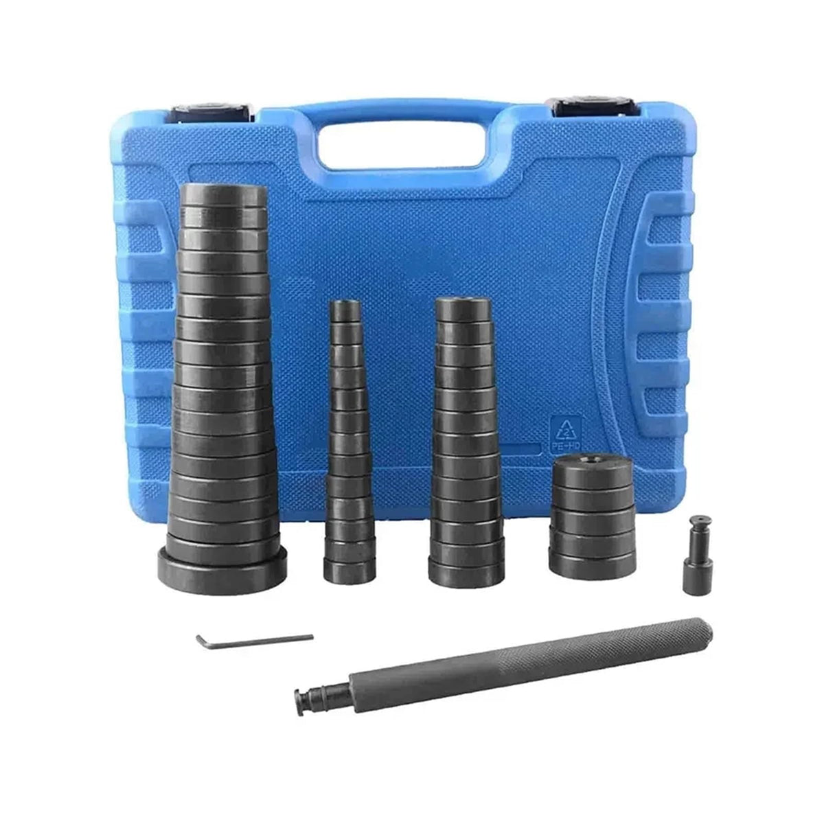 52-piece Set of Iron Sleeves, Bearin Oil Seal Disassembly and Assembly Tools, Hub Bearing Installation Tools